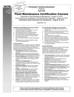 NATMI Get certified in fleet maintenance now - tntrucking