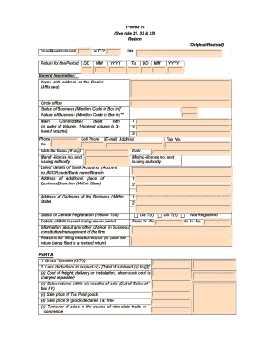 Madhya Pradesh VAT Return Form 10