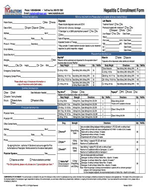Hepatitis C Enrollment Form