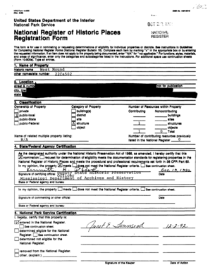 National Register of Historic Places Registration Form
