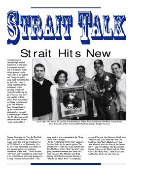 George Strait Fan Club Order Form