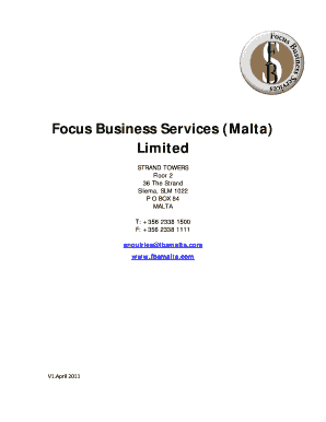 Malta Tax Representative Authorization Form