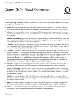 United of Omaha Life Insurance Proof of Death Form
