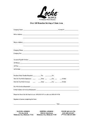 Vendor Registration Form