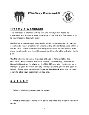 Freestyle Workbook