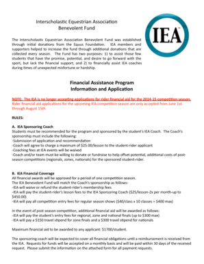 Sample business report pdf - Financial Assistance Program - Interscholastic Equestrian Association - rideiea