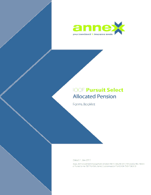 IOOF Allocated Pension Application Form