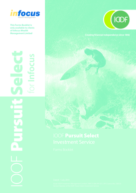 IOOF Pursuit Select Investment Service Application