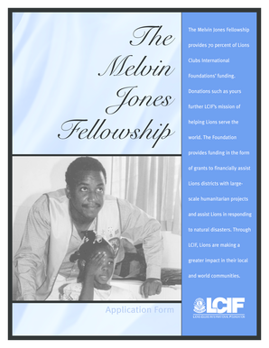Melvin Jones Fellowship Application Form