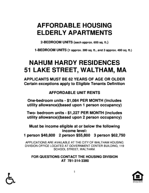 NAHUM HARDY RESIDENCES 51 LAKE STREET - City of Waltham