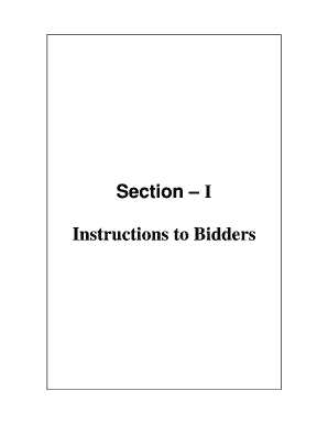 Bidding Forms Technical