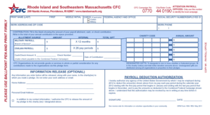 Combined Federal Campaign Pledge Form