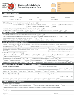 Student Registration Form