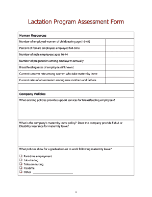 breastfeeding assessment form