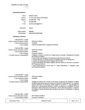Curriculum Vitae
