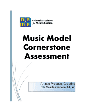 8th Grade General Music Creating Assessment