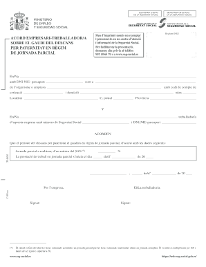 Spanish Parental Leave Agreement