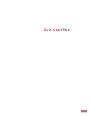 Diabetes Care Business Plan Template