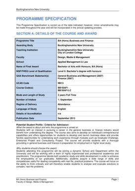 BA (Hons) Business and Finance