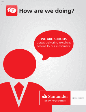 Santander Customer Feedback Form