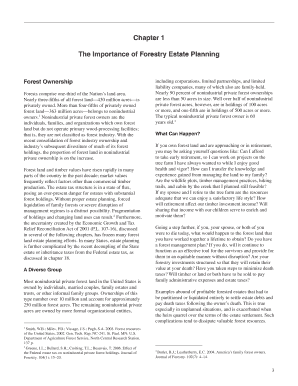 Forestry Estate Planning Guide
