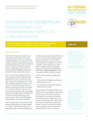 Developed by the National Collaboration for Youth