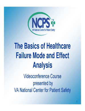 The Basics of Healthcare Failure Mode and Effect Analysis