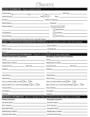 Patient Questionnaire