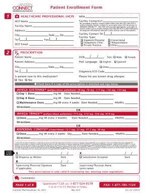 Patient Enrollment Form