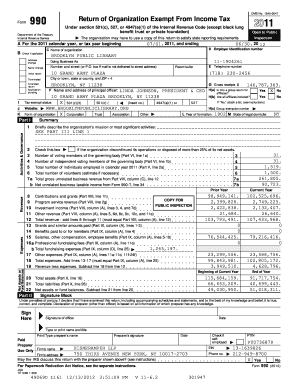 Form 990 Return of Organization Exempt From Income Tax
