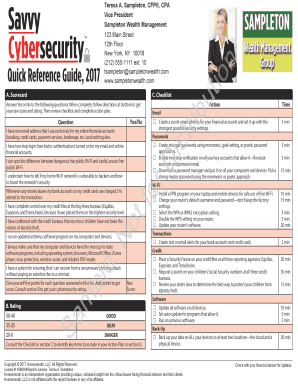 Cybersecurity Checklist and Action Plan