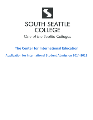 International Student Application Form