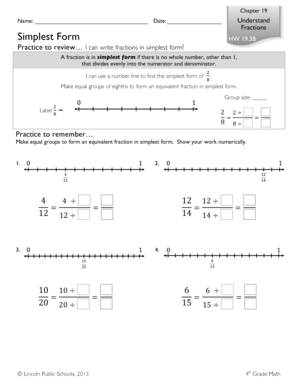 4th Grade Math Fractions Homework