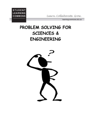 Problem Solving Self-Assessment Form