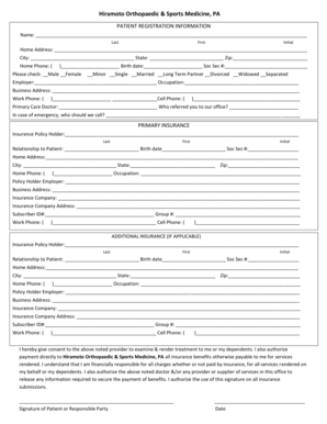 Patient Registration Form