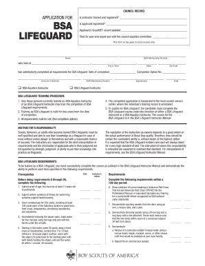 BSA Lifeguard Training Application