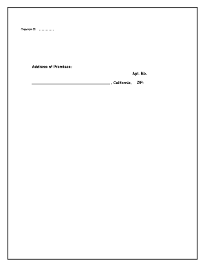 Notice of Belief of Abandonment