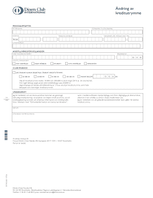 Credit Limit Change Application