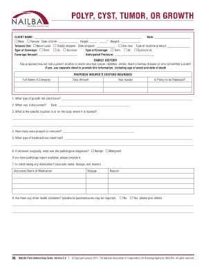 Life Insurance Application Form