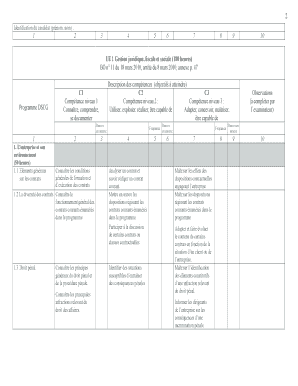Formulaire DSCG UE1 Gestion juridique, fiscale et sociale