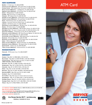 Service Credit Union ATM Card Application