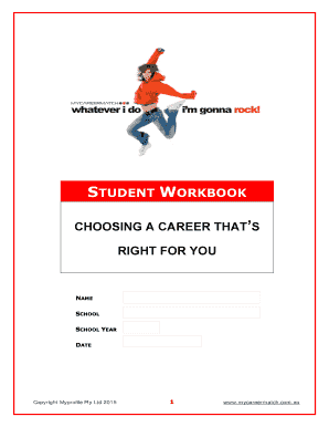 Student Career Matching Workbook