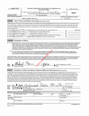 Form 990 Return of Organization Exempt From Income Tax