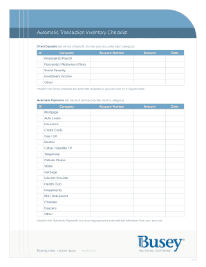 Busey Bank Account Switch Kit