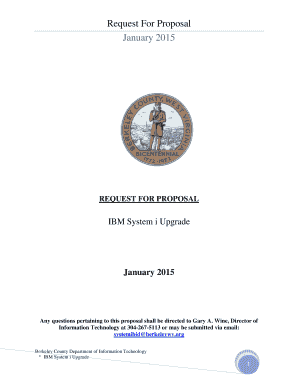 Technology proposal pdf - IBM System i Upgrade - berkeleycountycomm