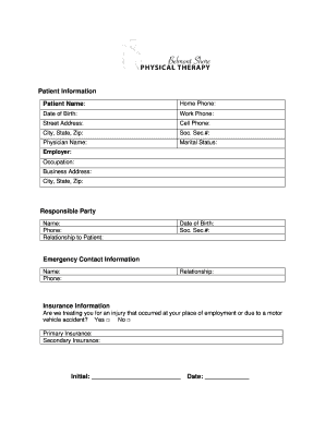 Patient Information and Consent Form