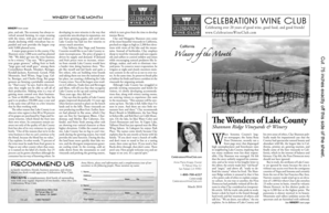 Celebrations Wine Club Membership Form