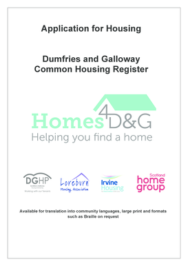 Application for Housing