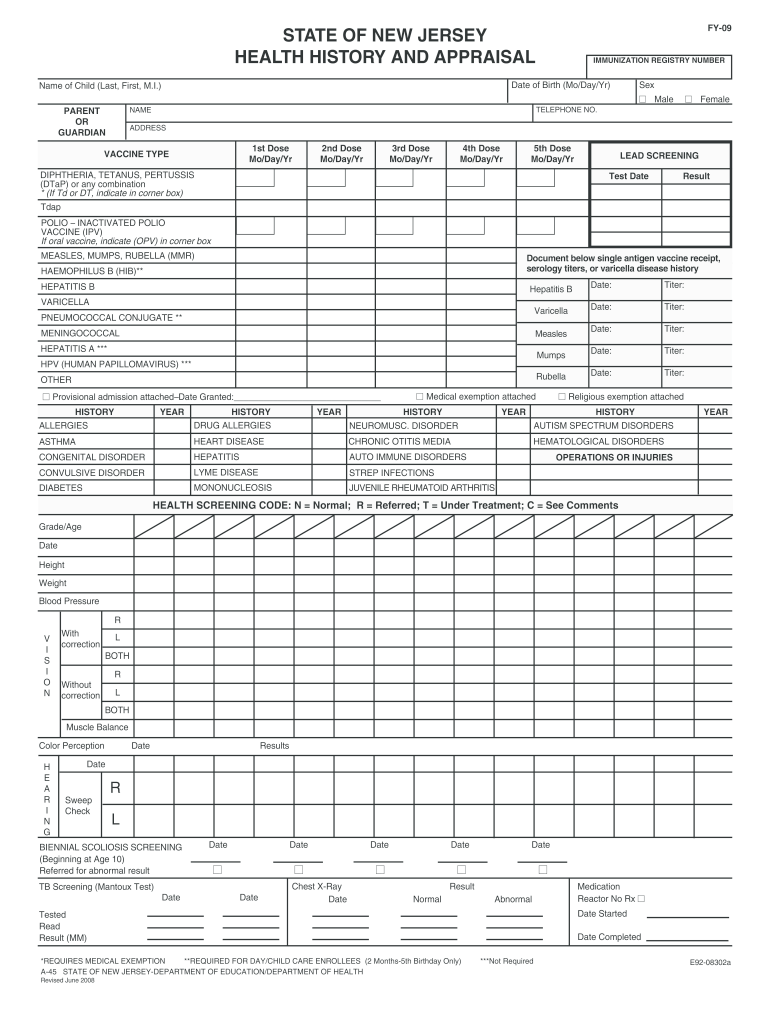 filled out tb test form Preview on Page 1