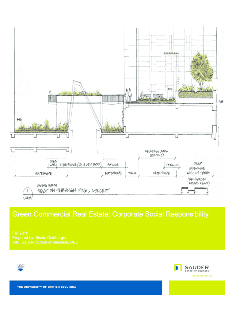 Fillable Online vastgoedkennis Green Commercial Real Estate Corporate Social Responsibility Fax